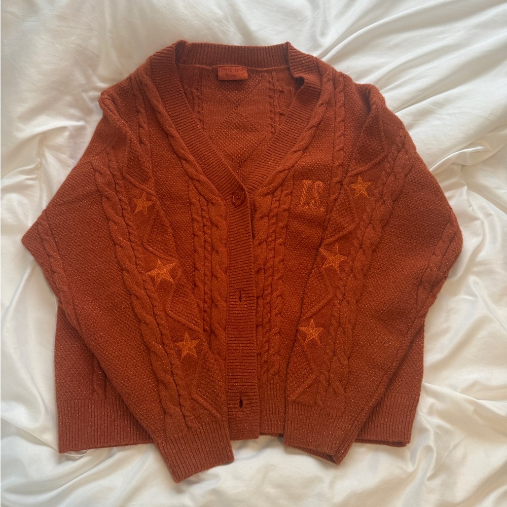 Taylor Swift Warm Rust Knit Sweater